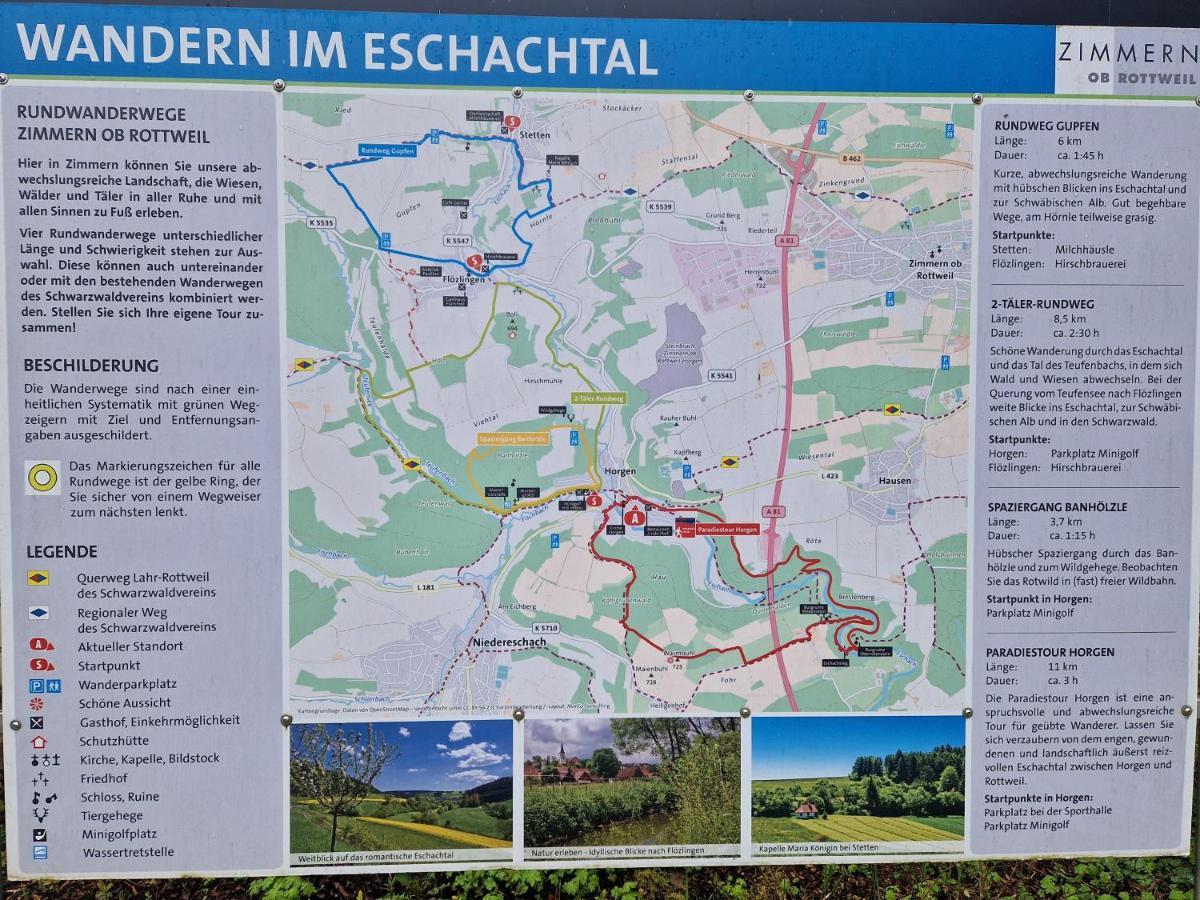 Ferienglueck Im Schwarzwald Apartment Zimmern ob Rottweil ภายนอก รูปภาพ